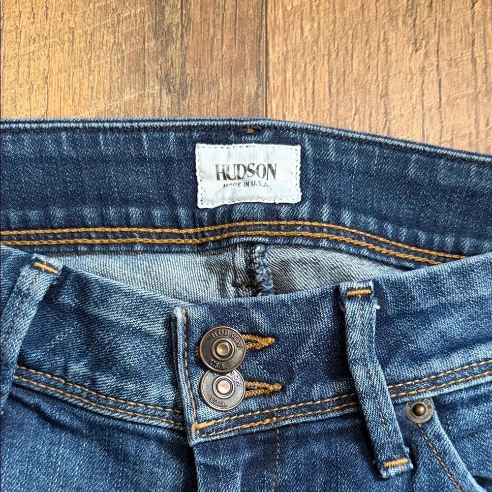 Hudson Jeans Women's Straight Leg in Deep Blue - Picture 2 of 12